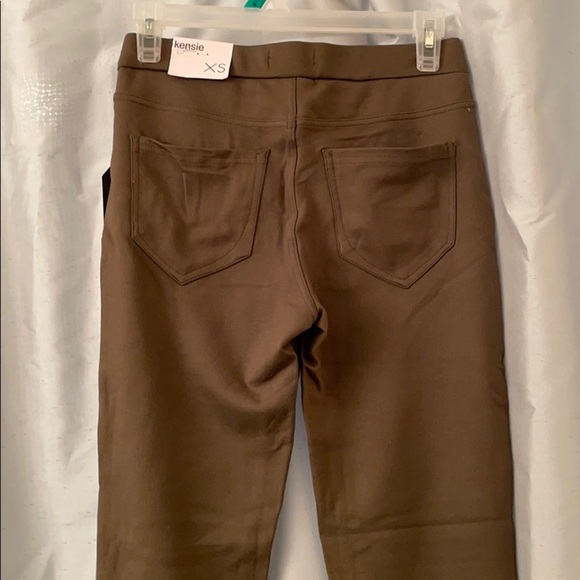 NWT KENSIE DARK MOSS PANTS XS - Picture 4 of 6